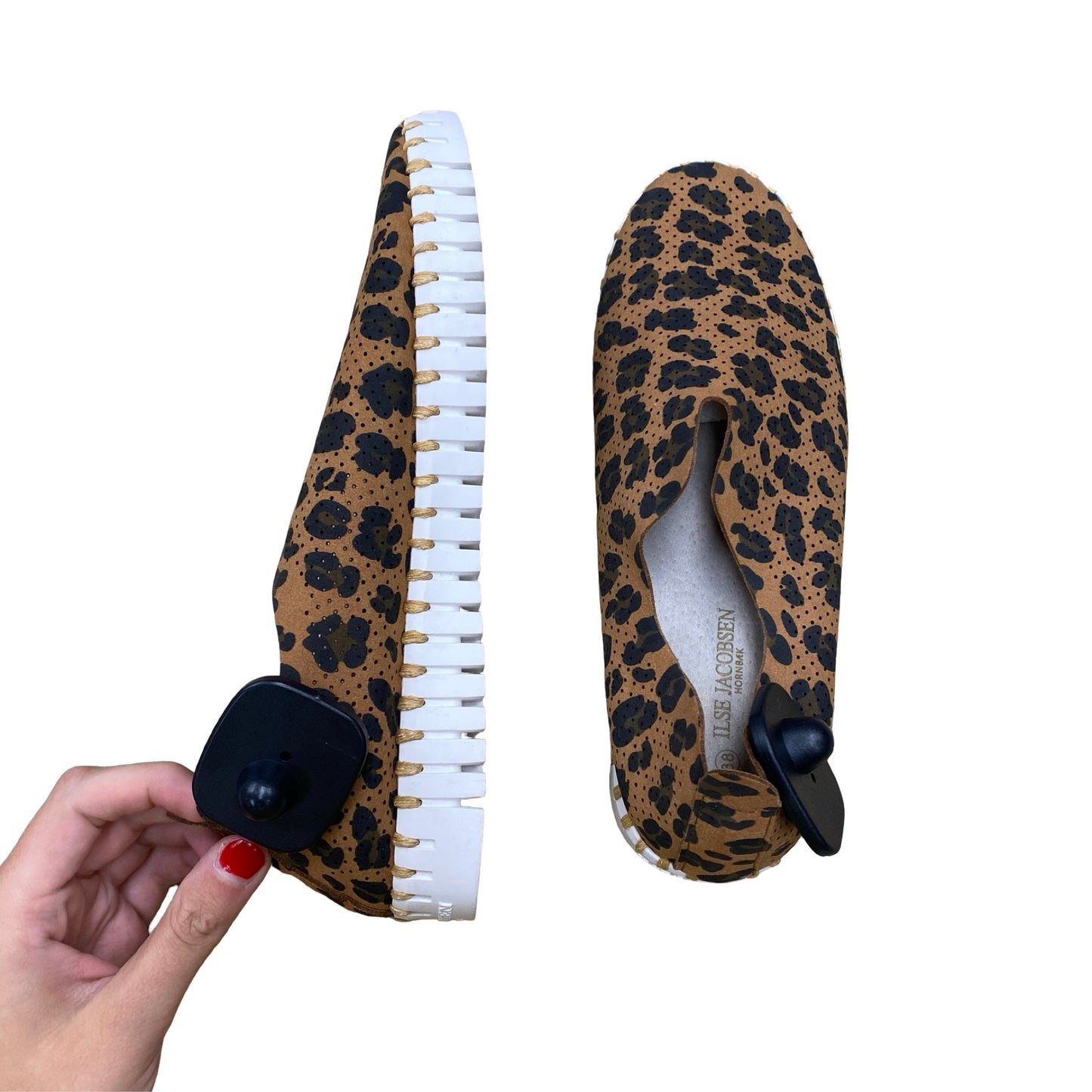 Shoes Flats By Ilse Jacobsen In Animal Print, Size:7.5