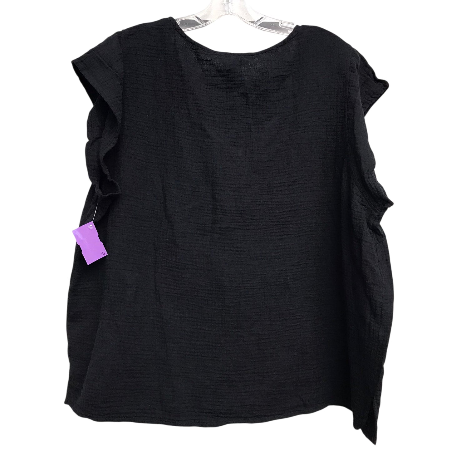 Top Ss By Three Dots In Black, Size:Xl