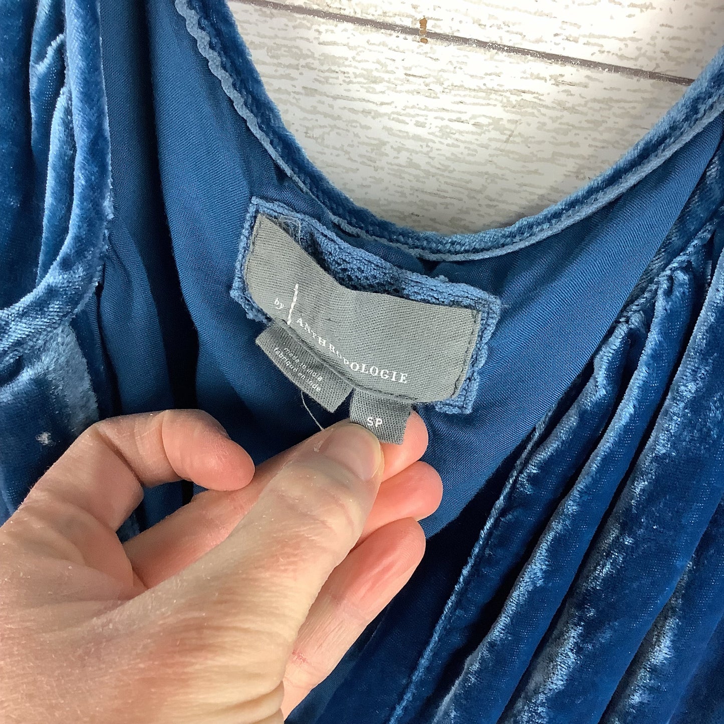 Dress Party Short By Anthropologie In Blue, Size: S PETITE