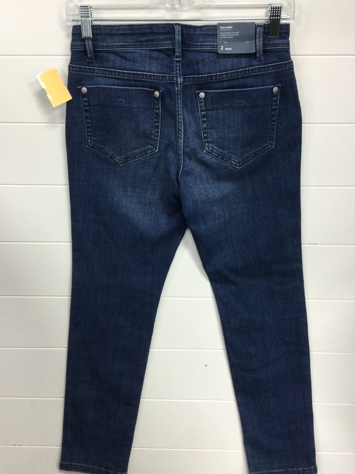 Jeans Skinny By J. Jill In Blue Denim, Size:2