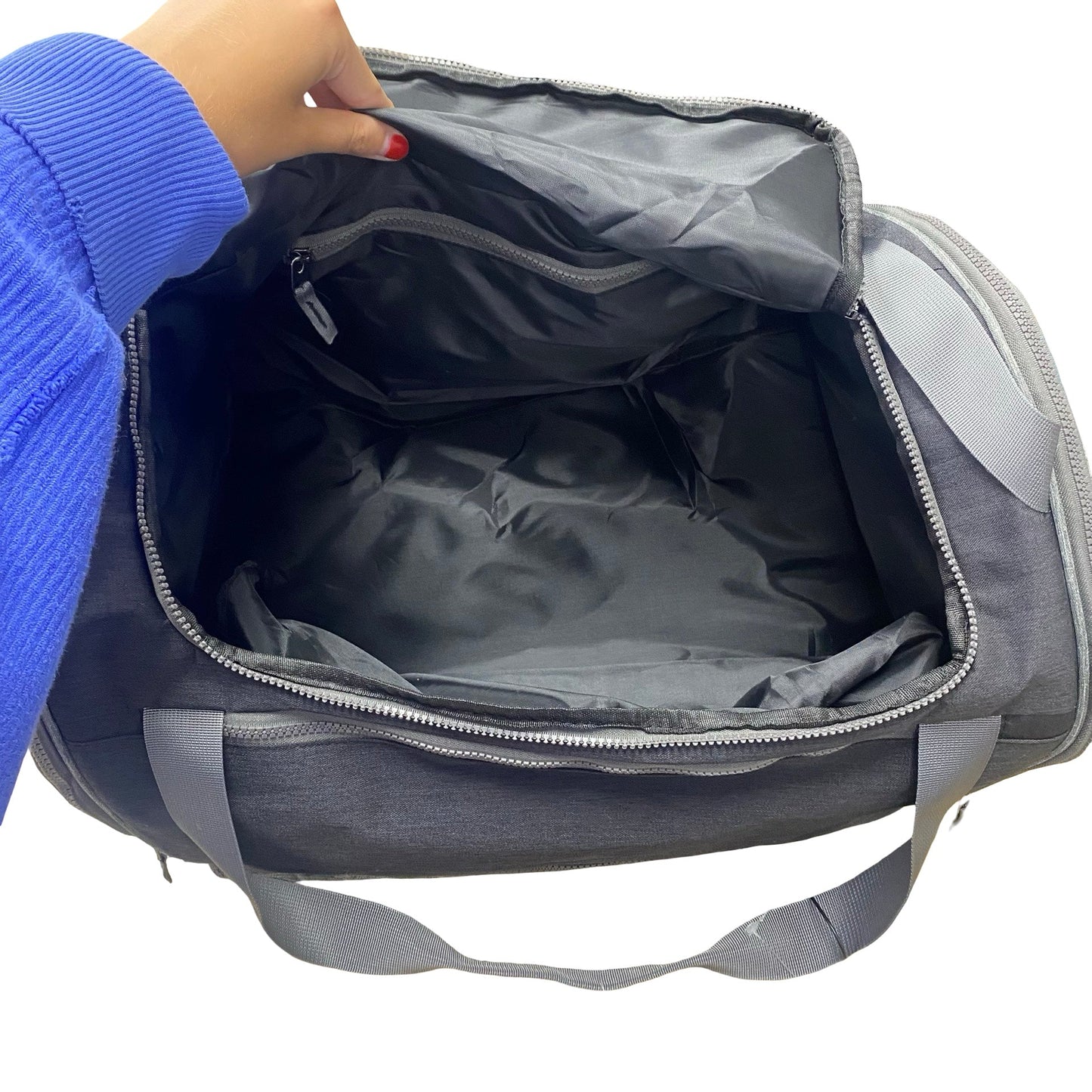 Duffle And Weekender By Bella Russo In Grey, Size:Medium
