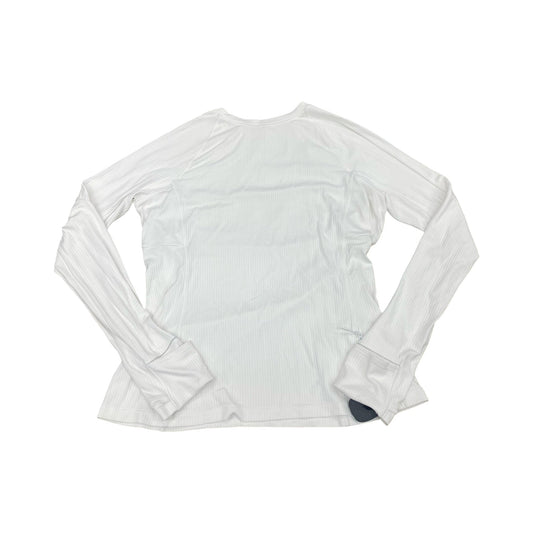 Athletic Top Ls Crewneck By Lululemon In White, Size:Xl