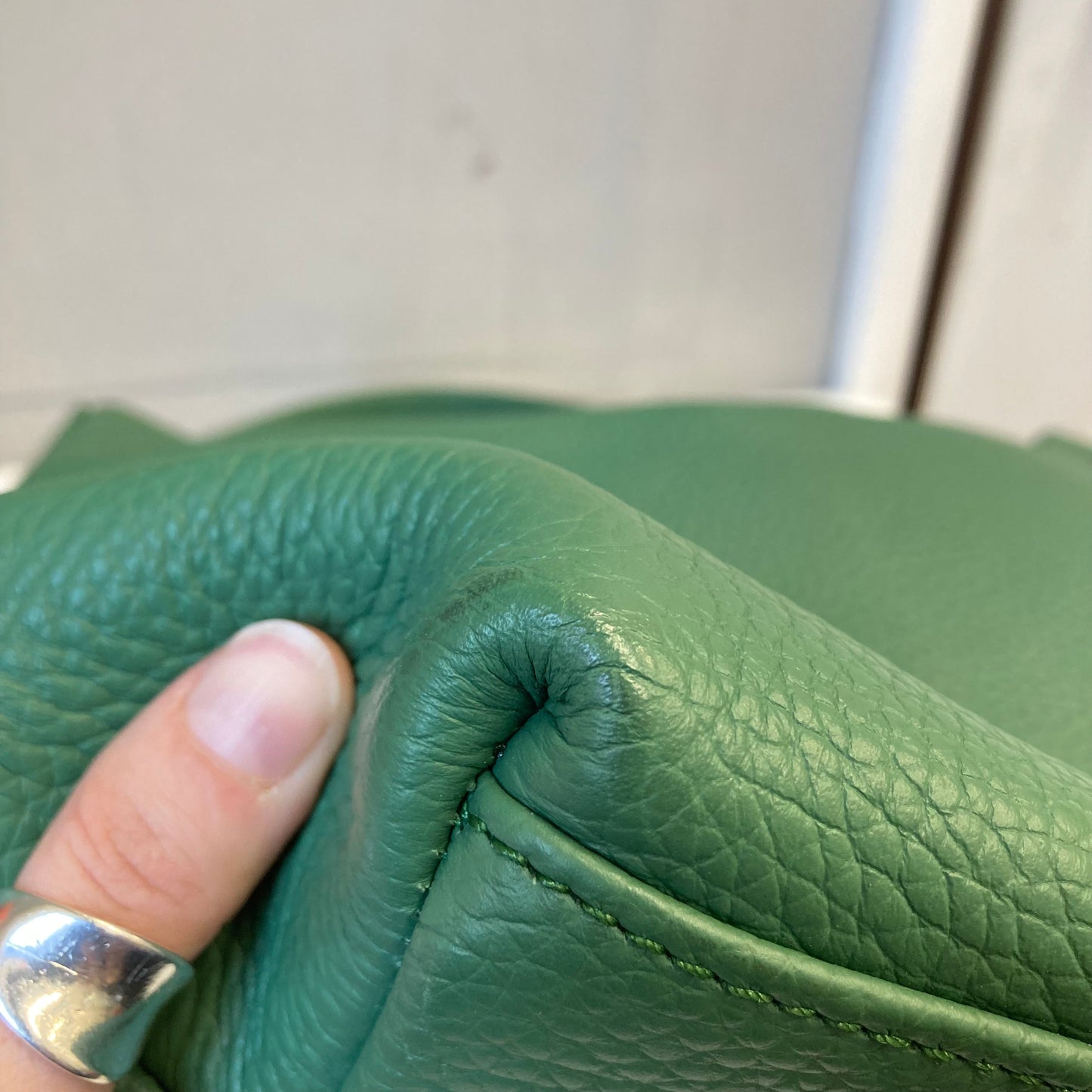 Handbag Designer By Dooney And Bourke In Green, Size:Large