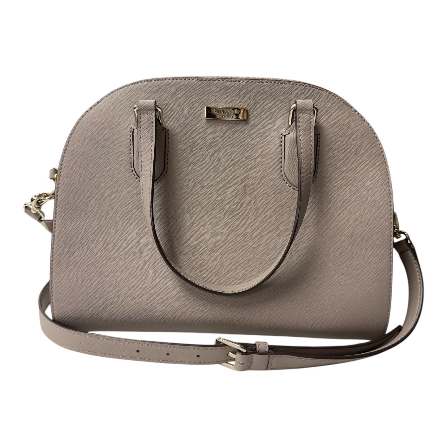 Handbag Designer By Kate Spade In Taupe, Size:Medium