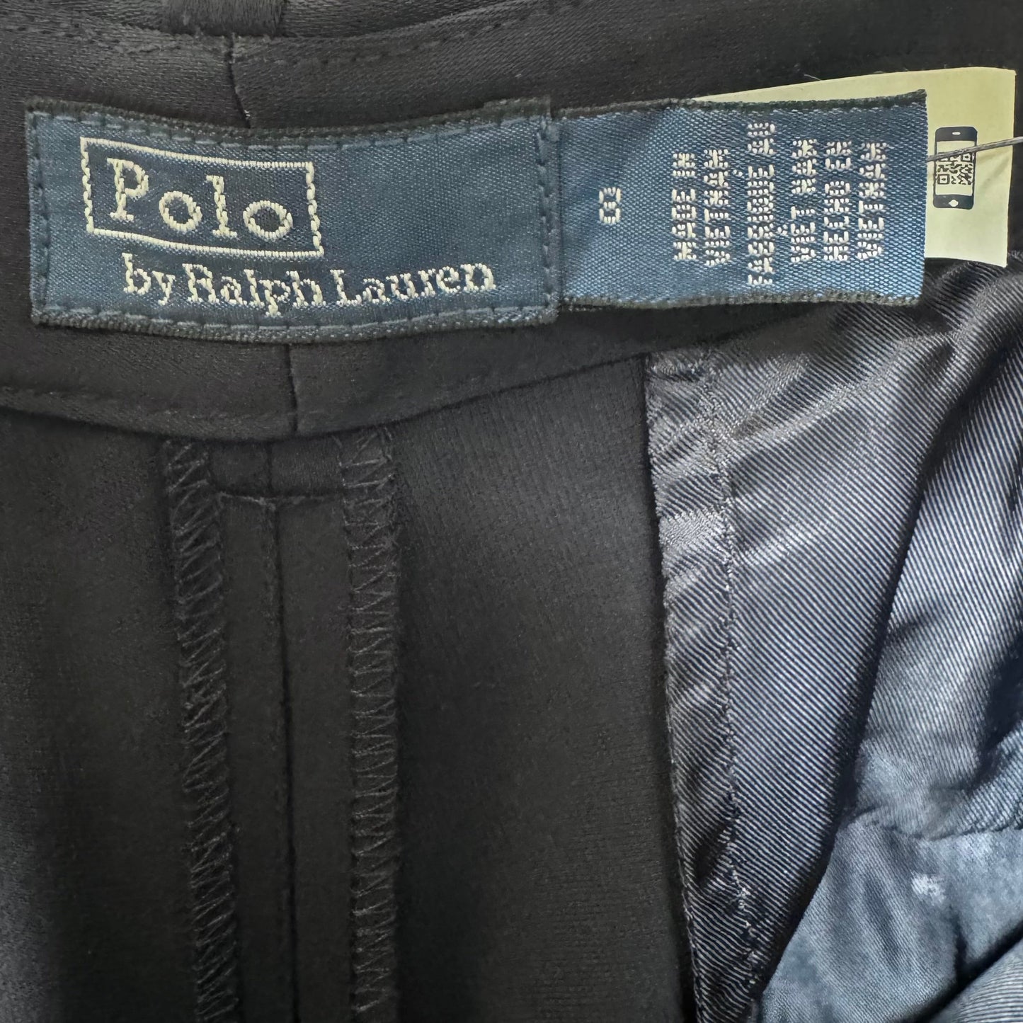 Bacall Satin Pant By Polo Ralph Lauren In Navy, Size: 8
