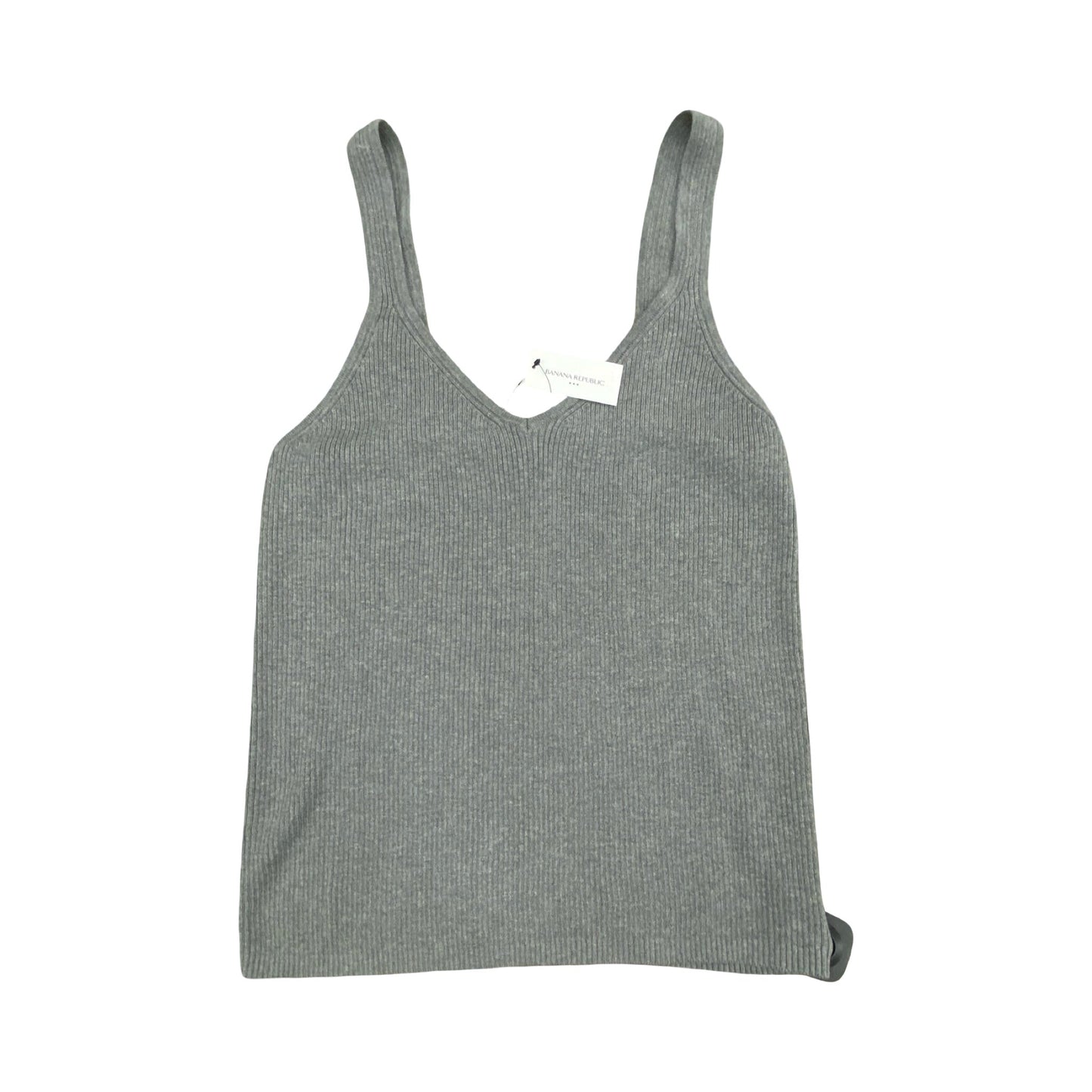 Top Sleeveless By Banana Republic In Grey, Size:S