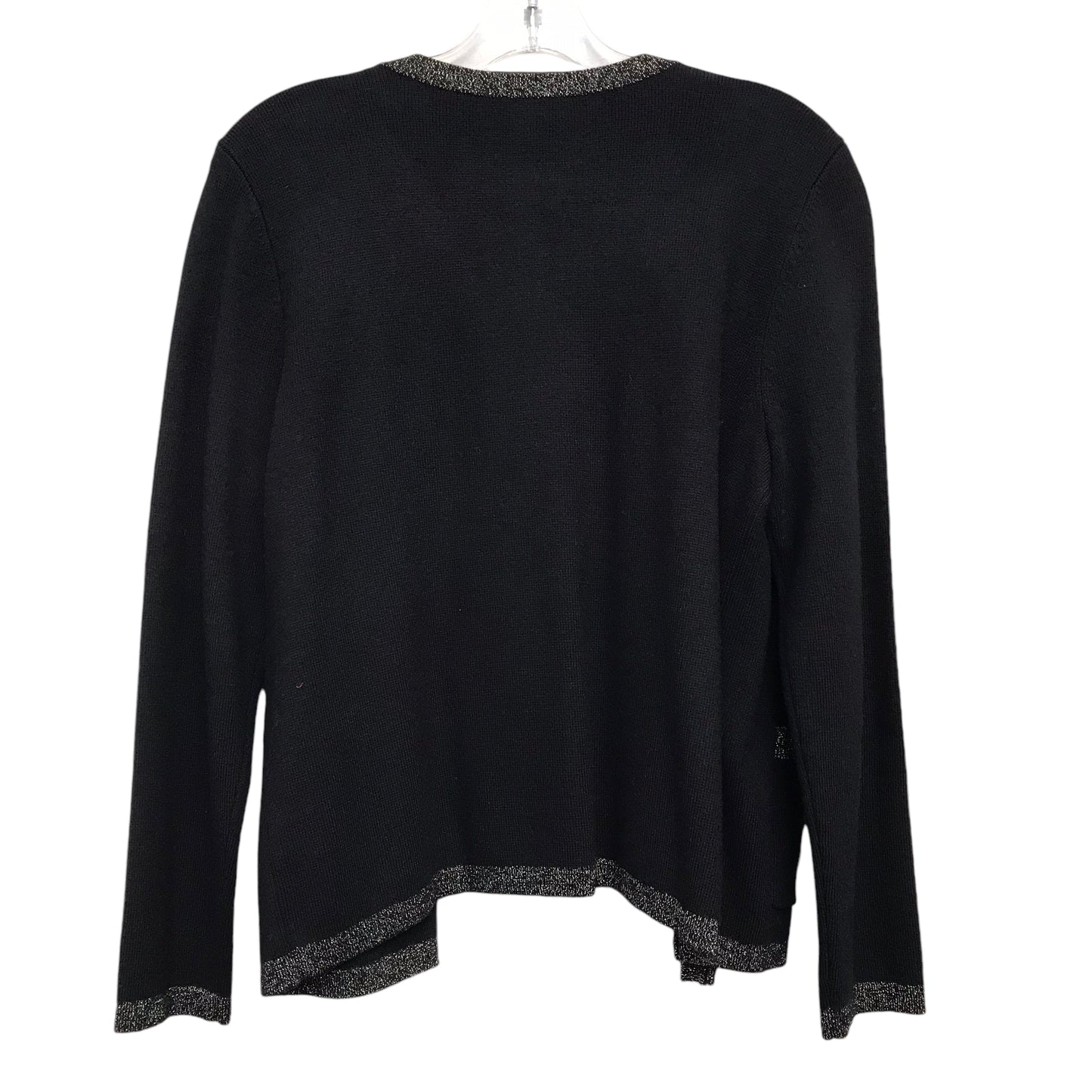 Sweater Cardigan By Ann Taylor In Black, Size:M