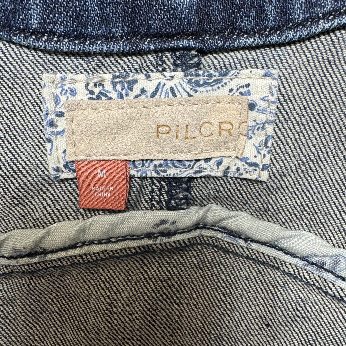 Vest Other By Pilcro In Blue Denim, Size: M