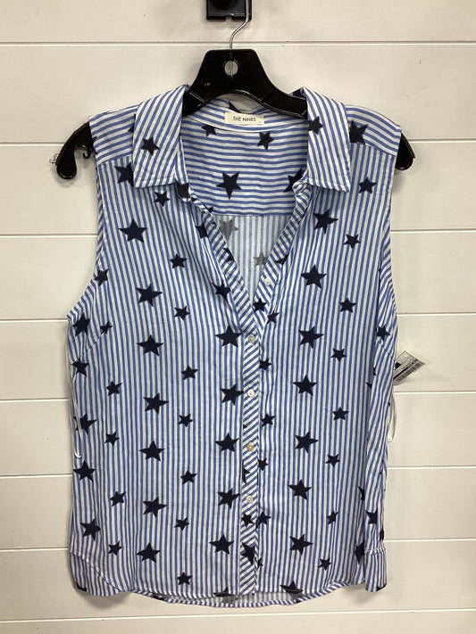 Top Sleeveless By The Nines In Blue, Size:L