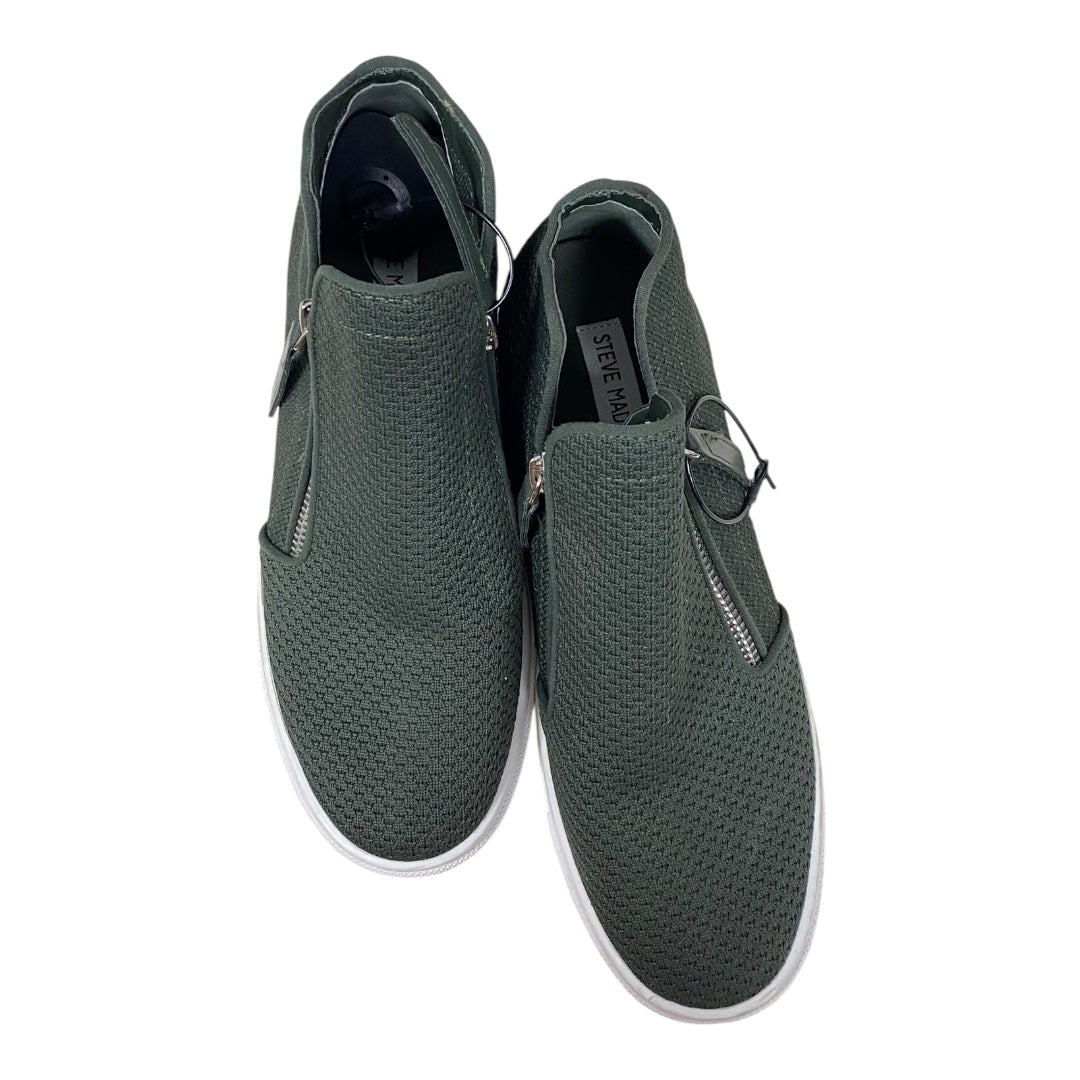 Boots Ankle Heels By Steve Madden In Green, Size:8