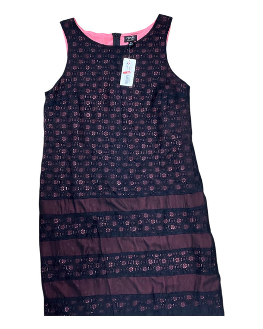 Dress Casual Short By Nicole By Nicole Miller In Black & Pink, Size:M