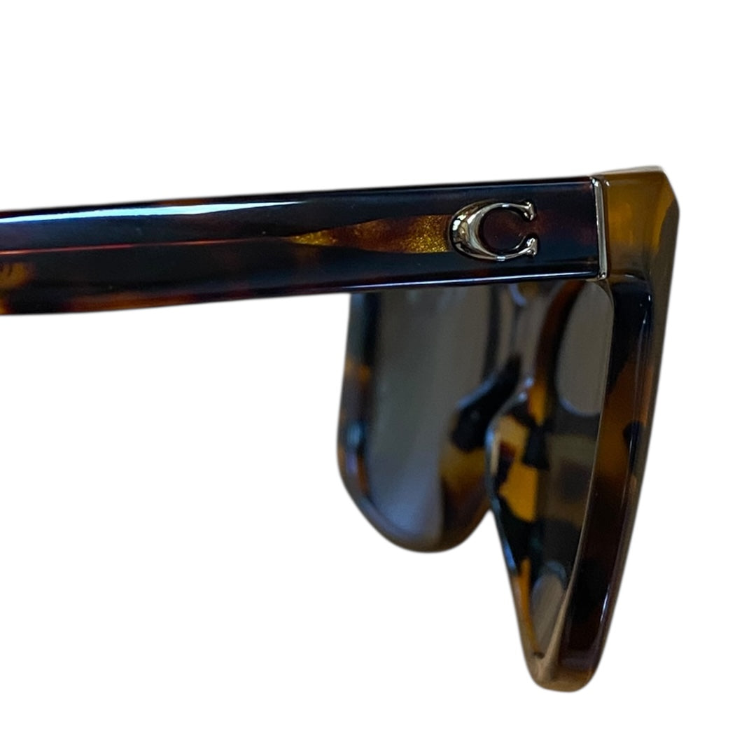 Sunglasses Designer By Coach In Tortoise Shell Print