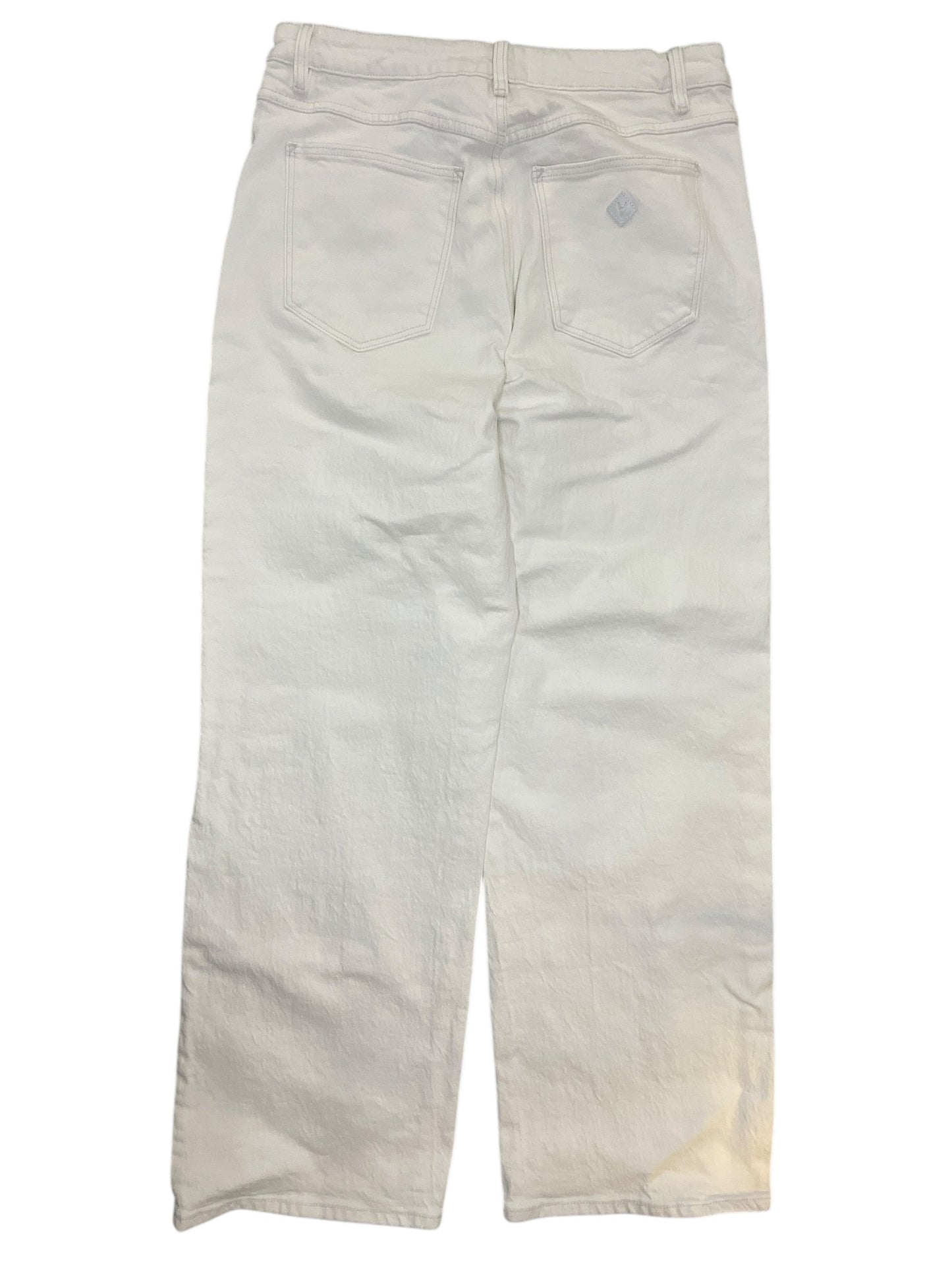 Jeans Wide Leg By Cma In White Denim, Size:8