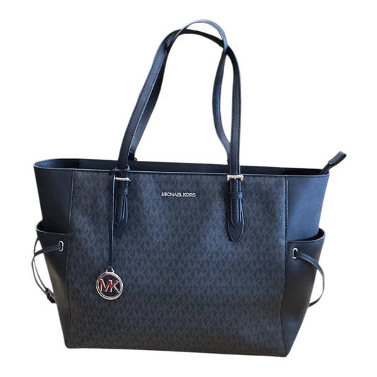 Handbag Designer By Michael Kors In Black & Grey, Size:Large