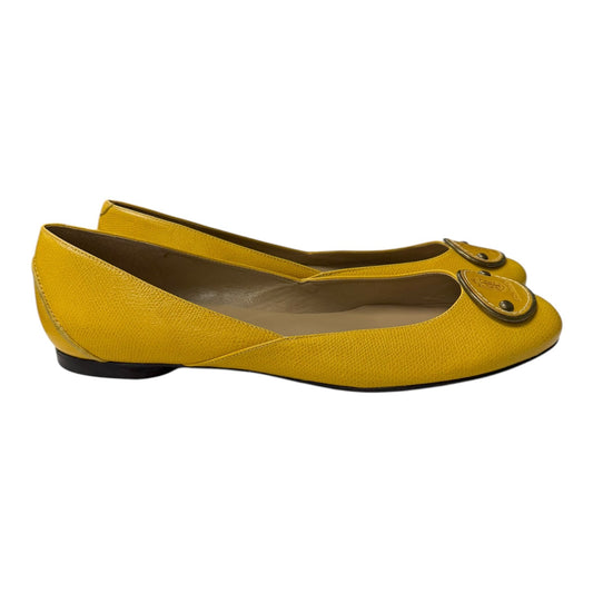 Shoes Flats By Talbots In Yellow, Size:11