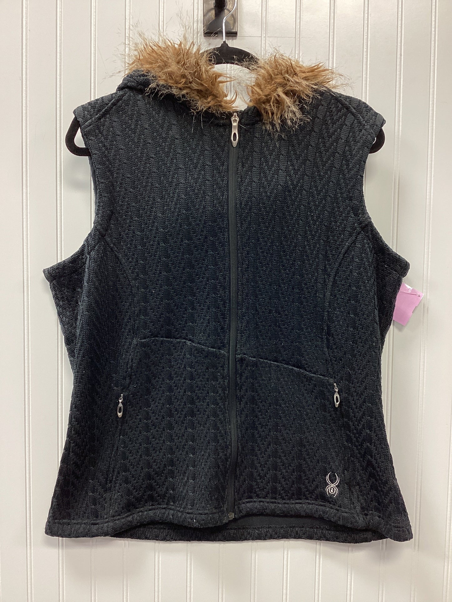 Vest Fleece By Spyder In Black, Size:Xl