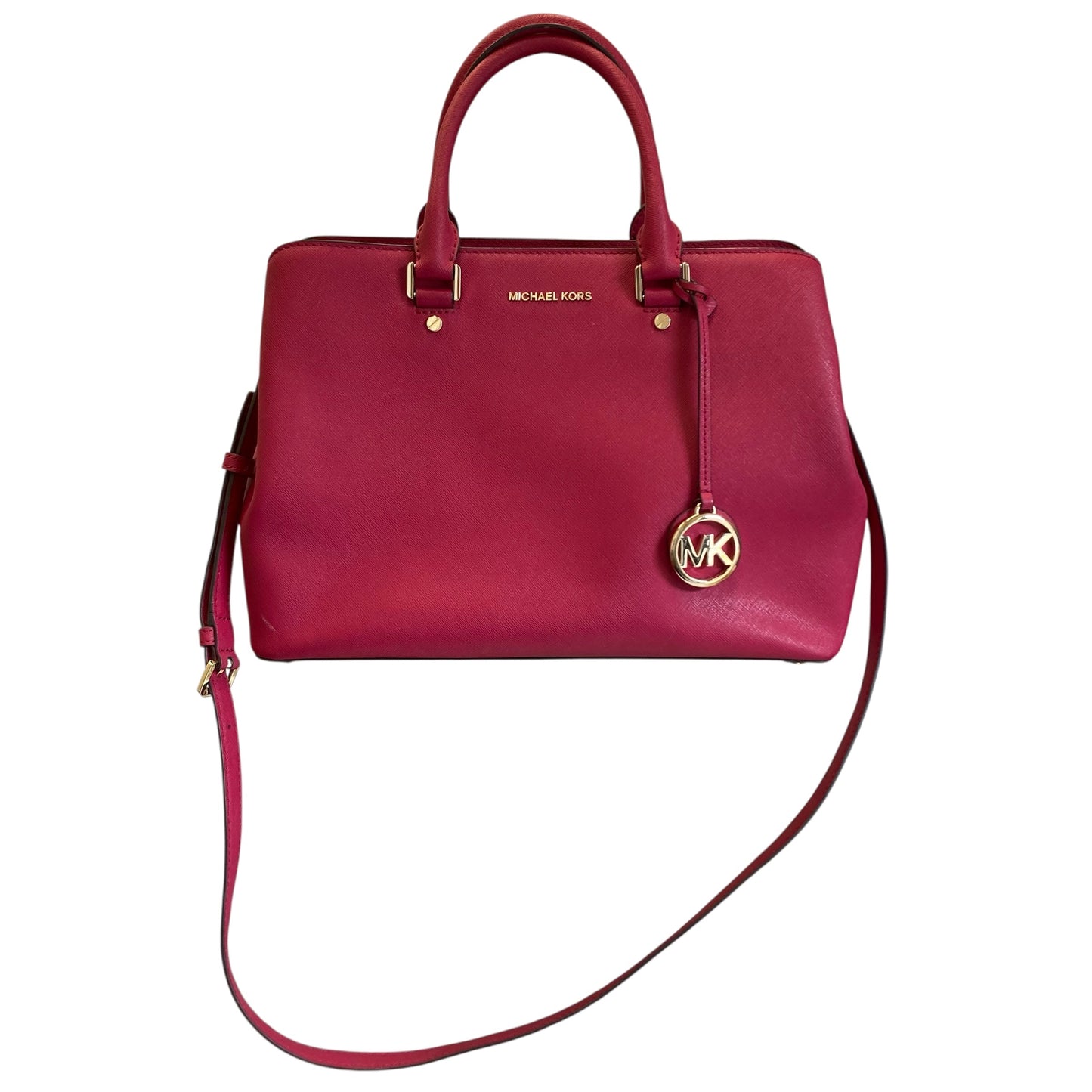 Handbag Designer By Michael Kors In Pink, Size:Large