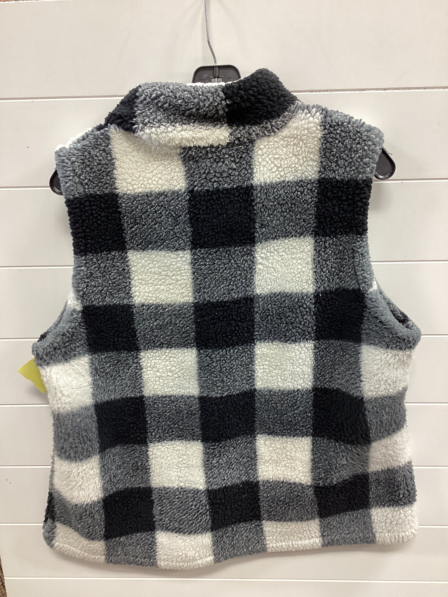 Vest Faux Fur & Sherpa By Maurices In Black, Size:L