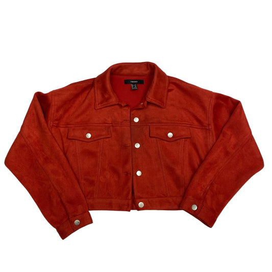 Jacket Other By Forever 21 In Red, Size: M