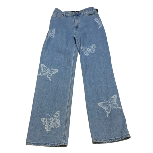 Blue Denim Jeans Straight Hollister, Size 8