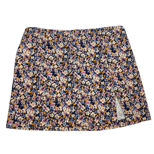 Skirt Mini & Short By Wild Fable In Floral Print, Size: L