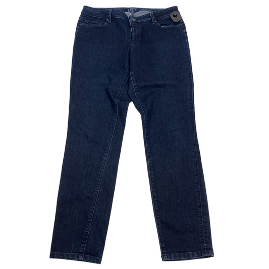 Blue Denim Jeans Skinny Loft, Size 12