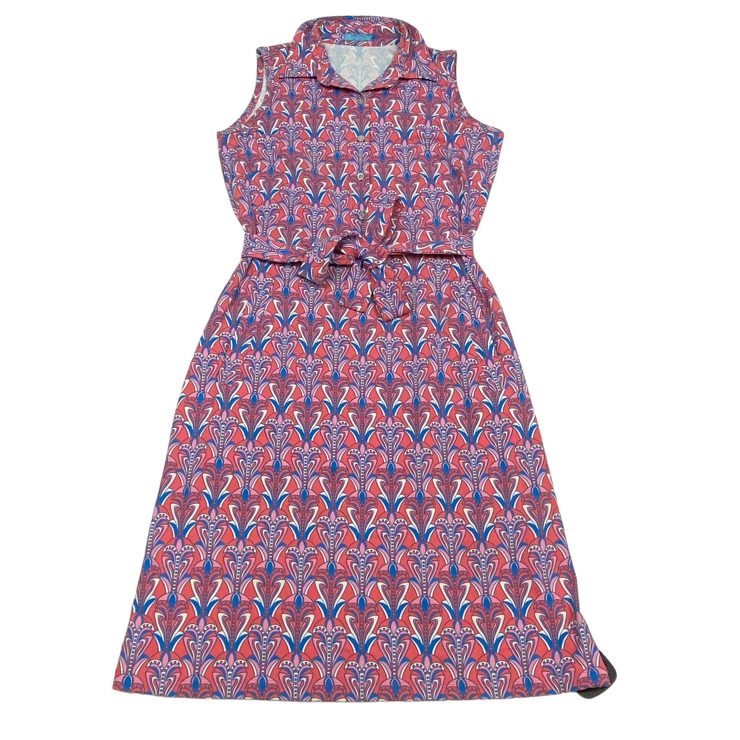 Blue & Pink Dress Casual Short J Mclaughlin, Size Xs