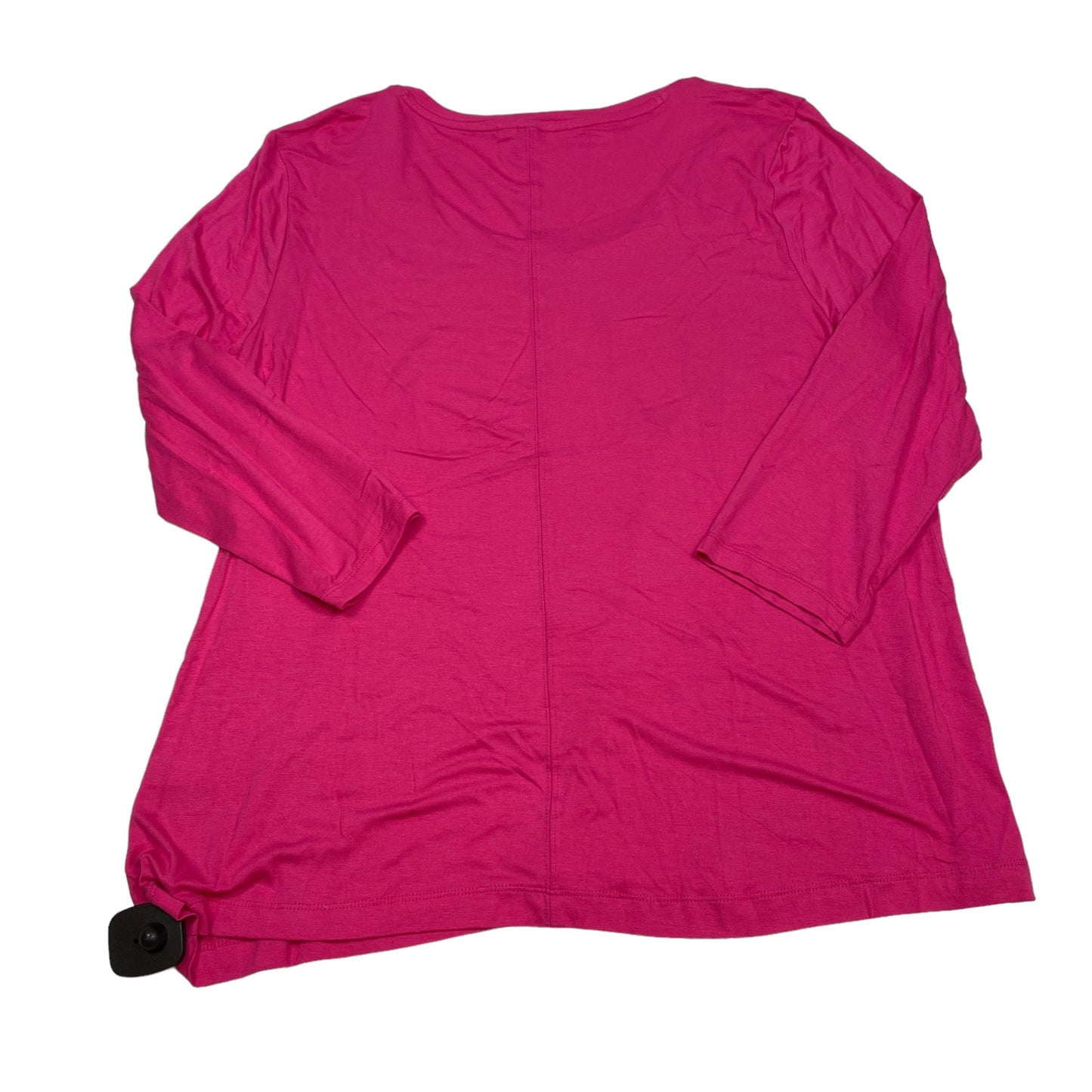 Pink Top Long Sleeve Basic Cato, Size Xl