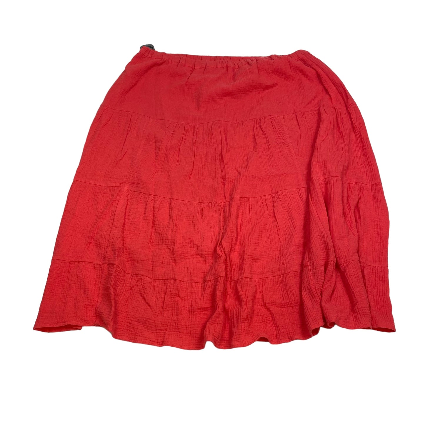 Red Skirt Midi Calvin Klein, Size 3x