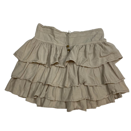 Skirt Mini & Short By Seaspice In Tan, Size: L