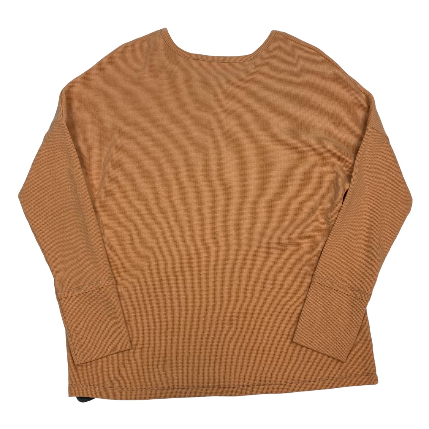 Top Long Sleeve Basic By Clothes Mentor In Orange, Size: M