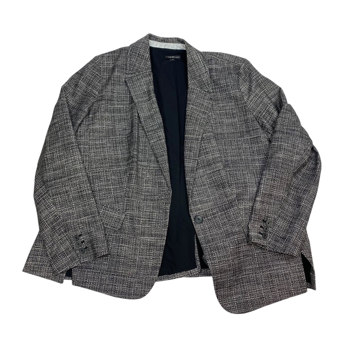 Blazer By Lane Bryant In Grey, Size: 4x