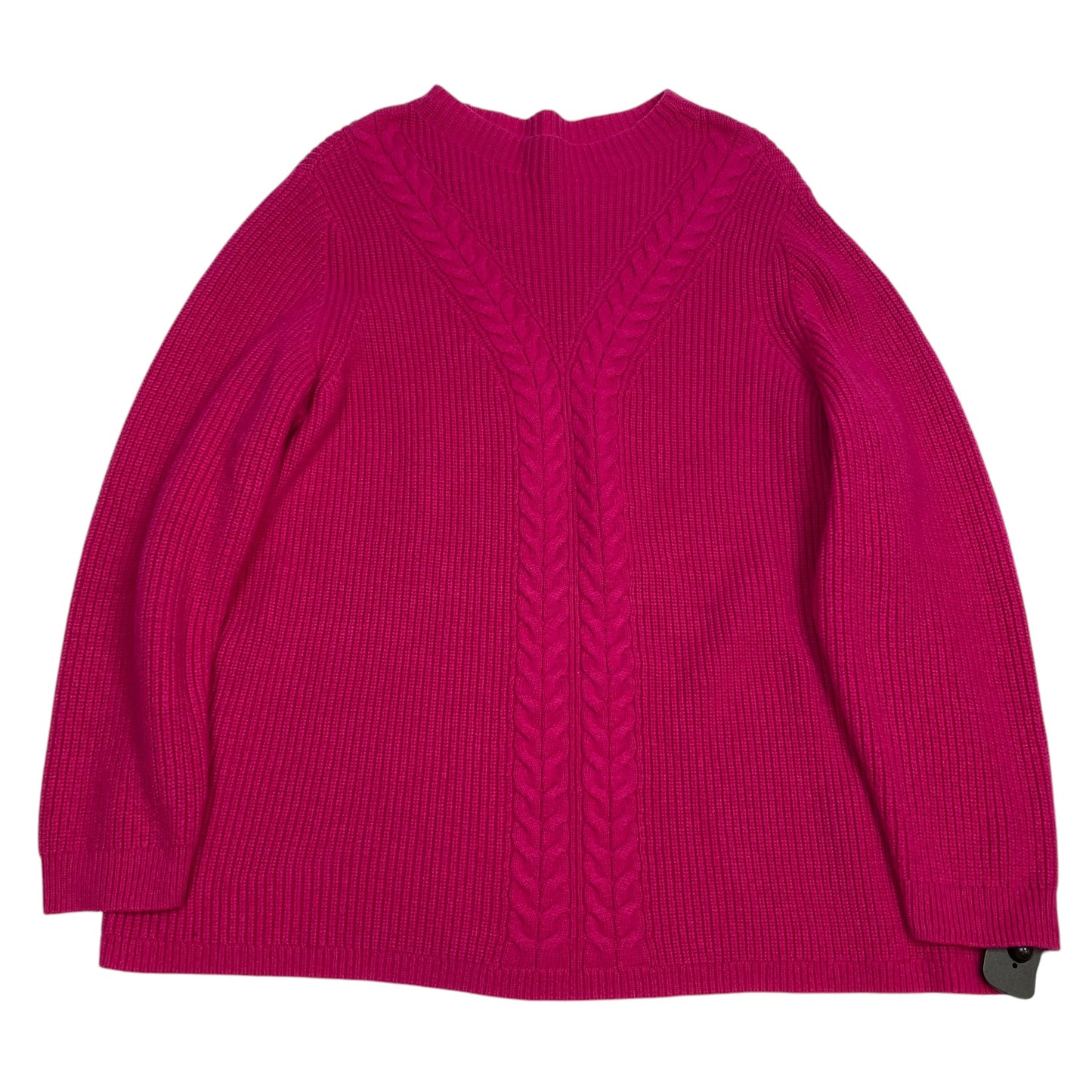 Sweater By Talbots In Pink, Size: 2x