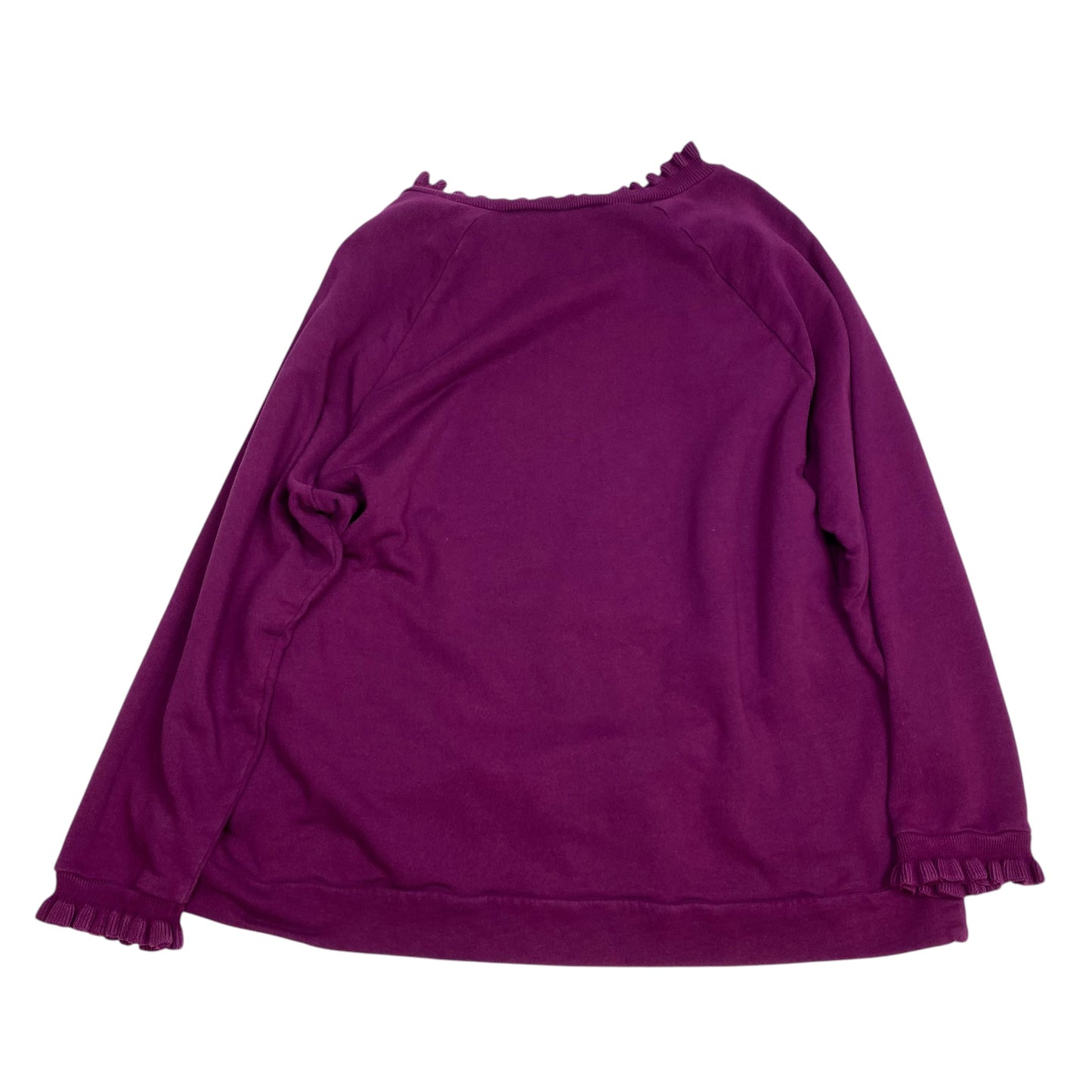 Sweatshirt Crewneck By Talbots In Purple, Size: 2x