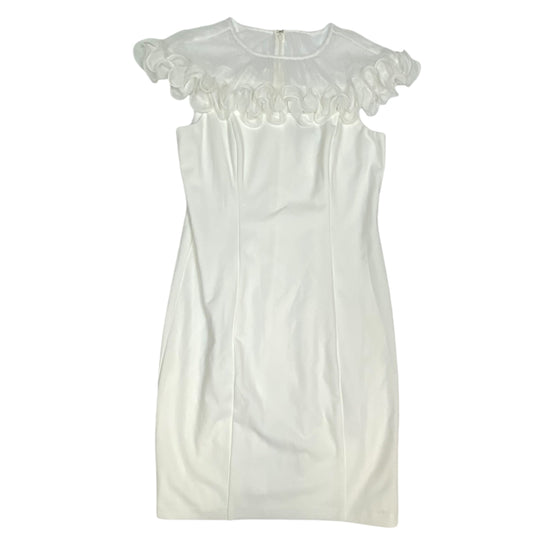 Dress Party Short By Adrianna Papell In White, Size: M