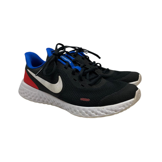 Shoes Athletic By Nike In Black & Blue, Size: 8