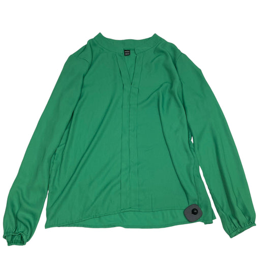 Top Long Sleeve By Shein In Green, Size: M