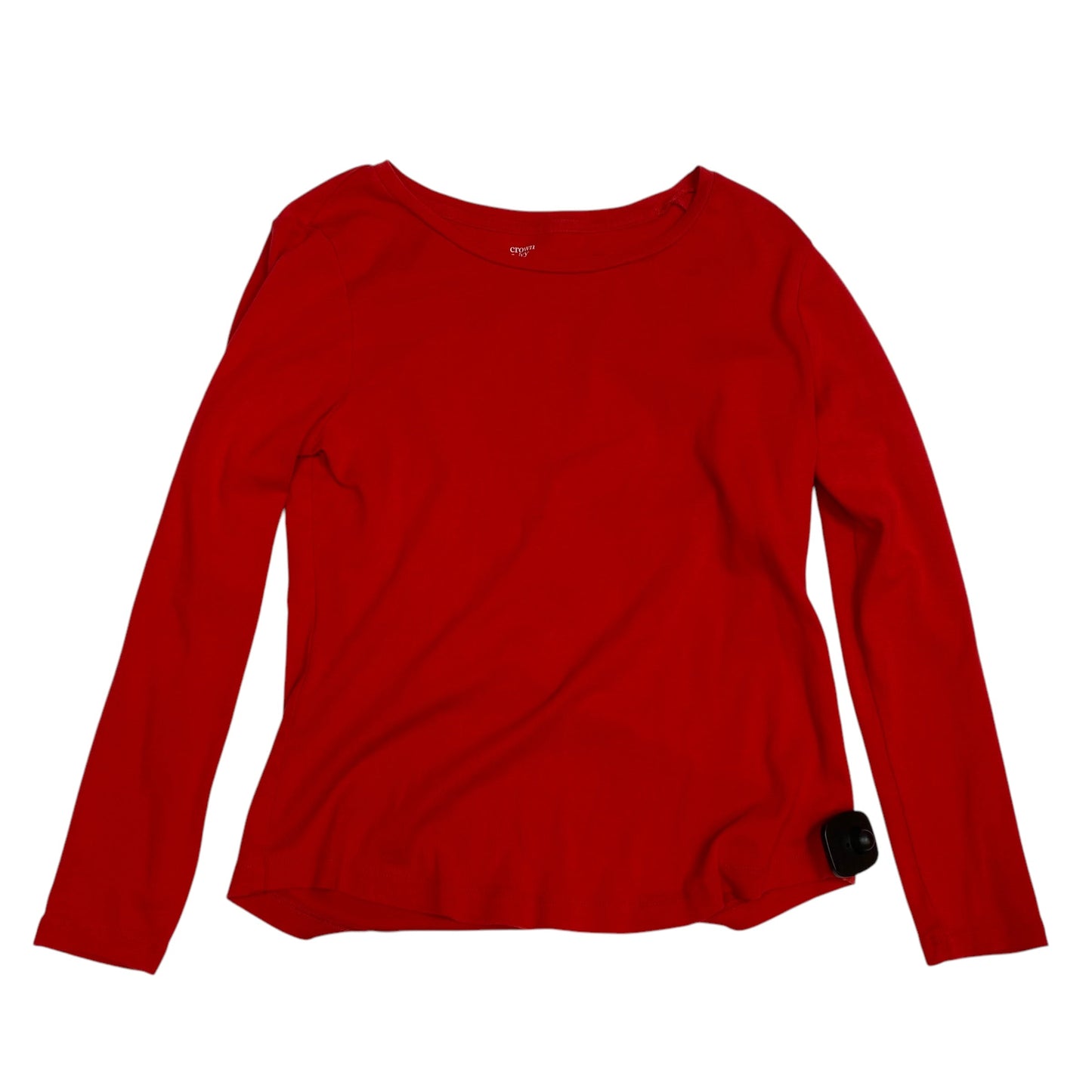 Top Long Sleeve Basic By Crown And Ivy In Red, Size: Xlp