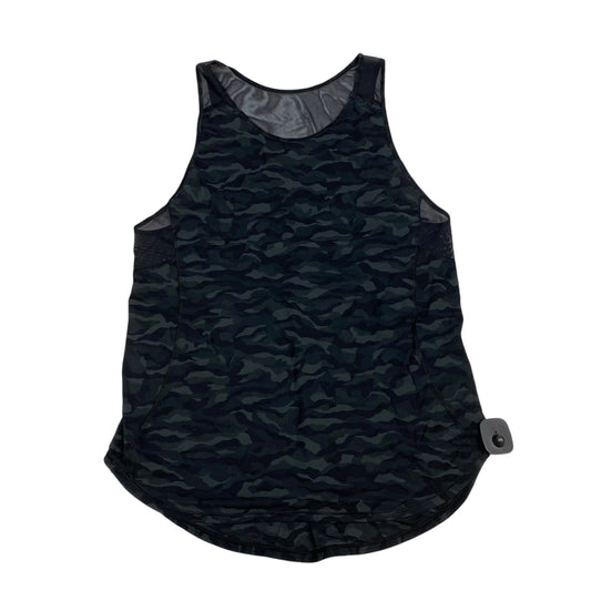 Athletic Tank Top By Lululemon In Camouflage Print, Size: M