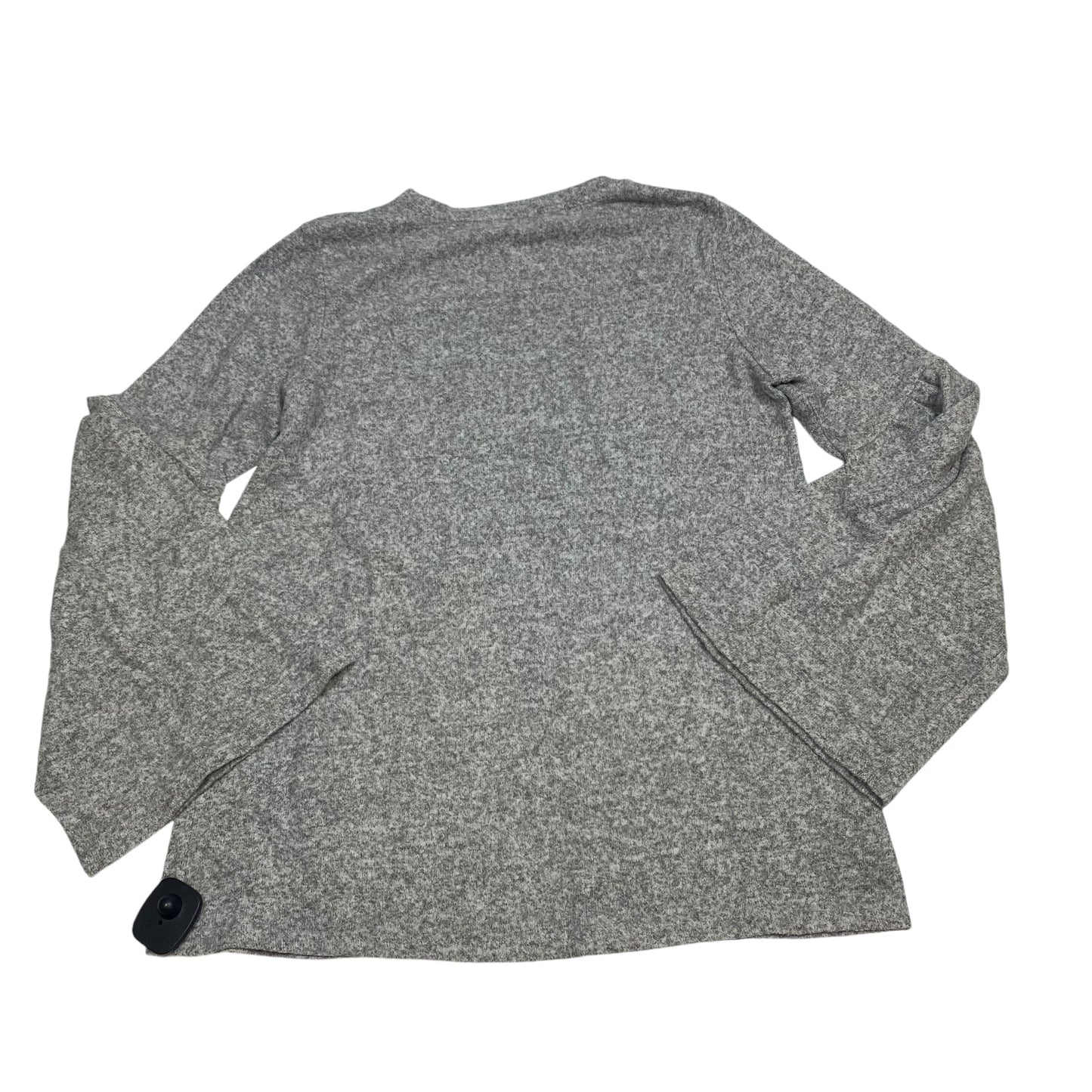 Top Long Sleeve By Zara In Grey, Size: M