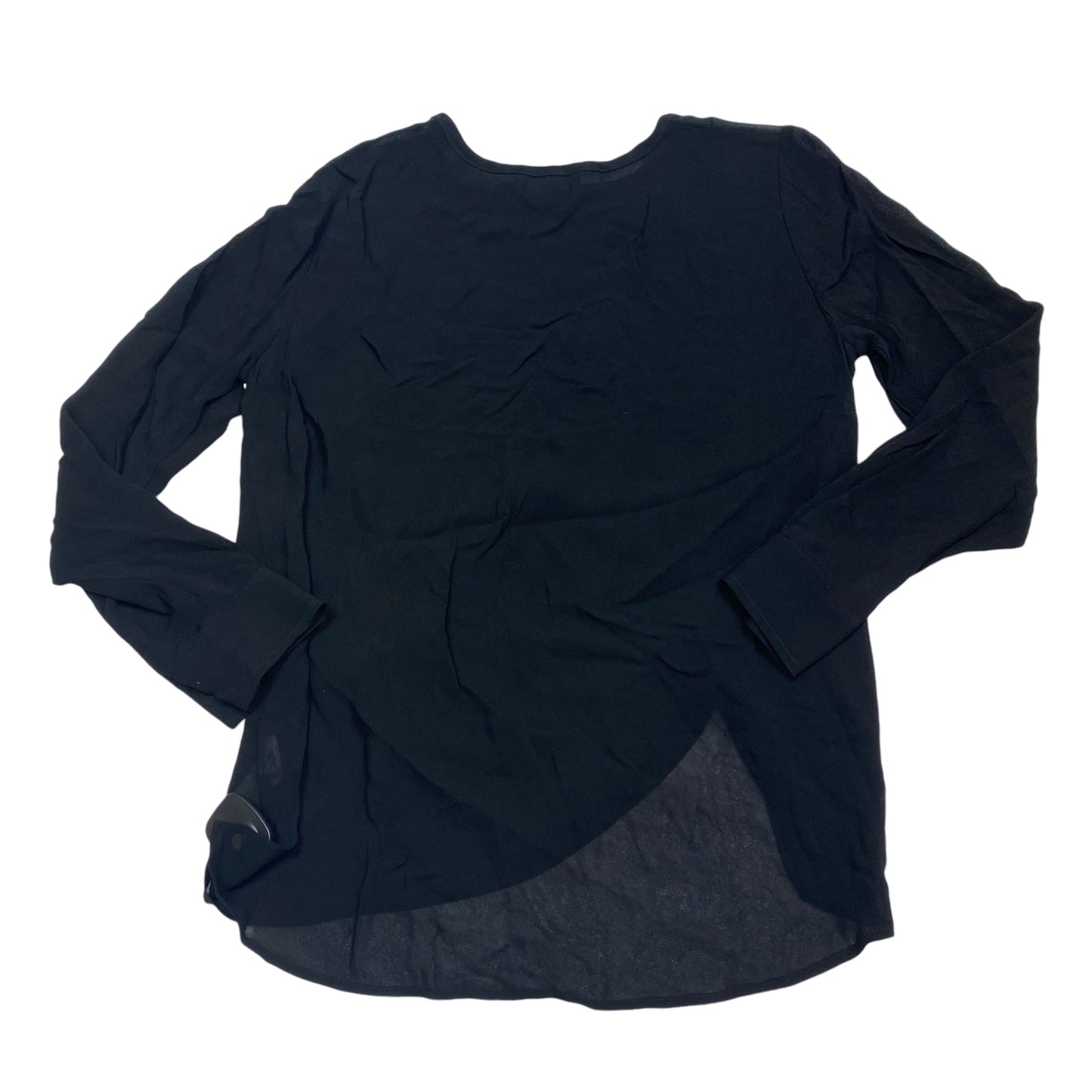 Blouse Long Sleeve By Fifteen Twenty In Black, Size: S