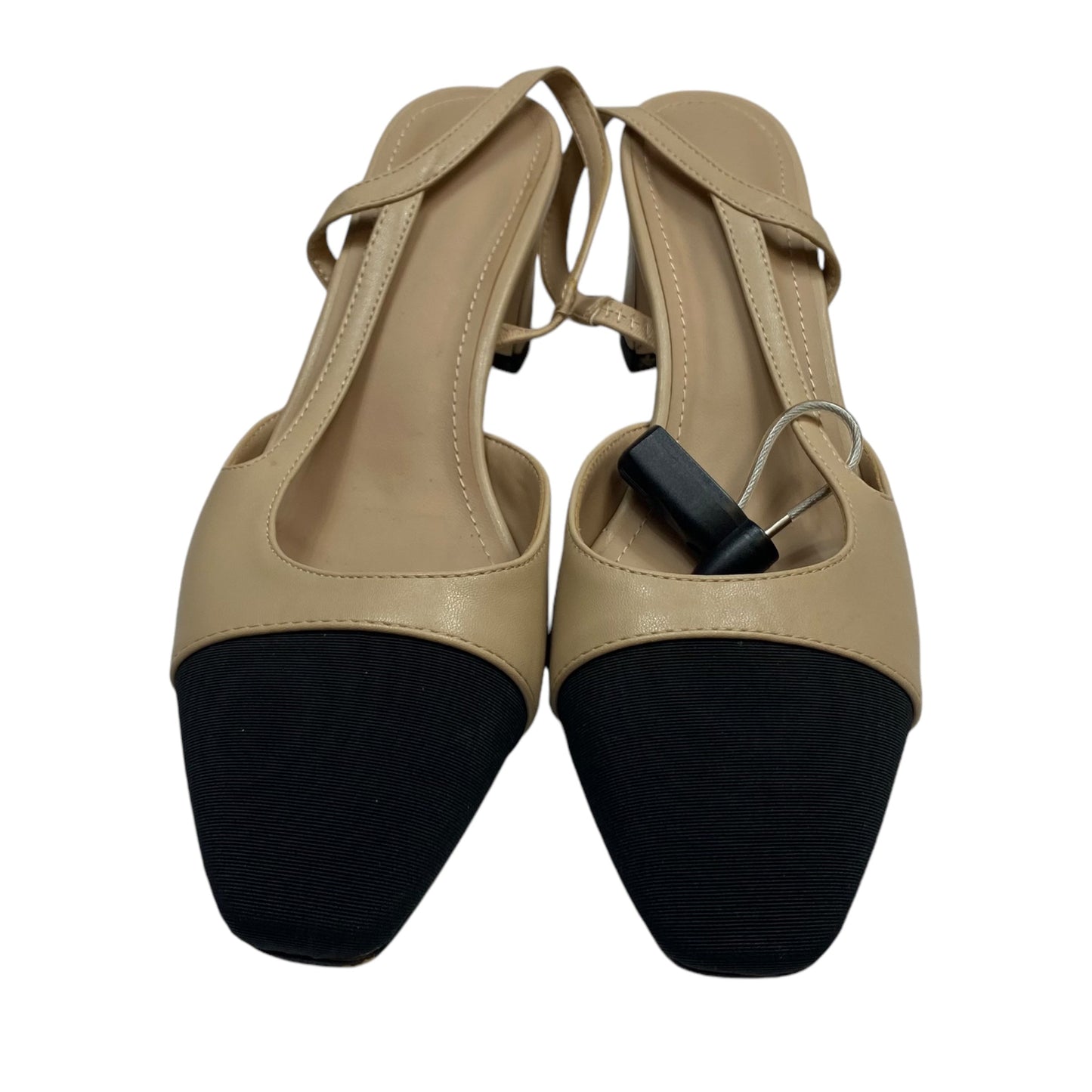 Shoes Heels Block By Clothes Mentor In Tan, Size: 8