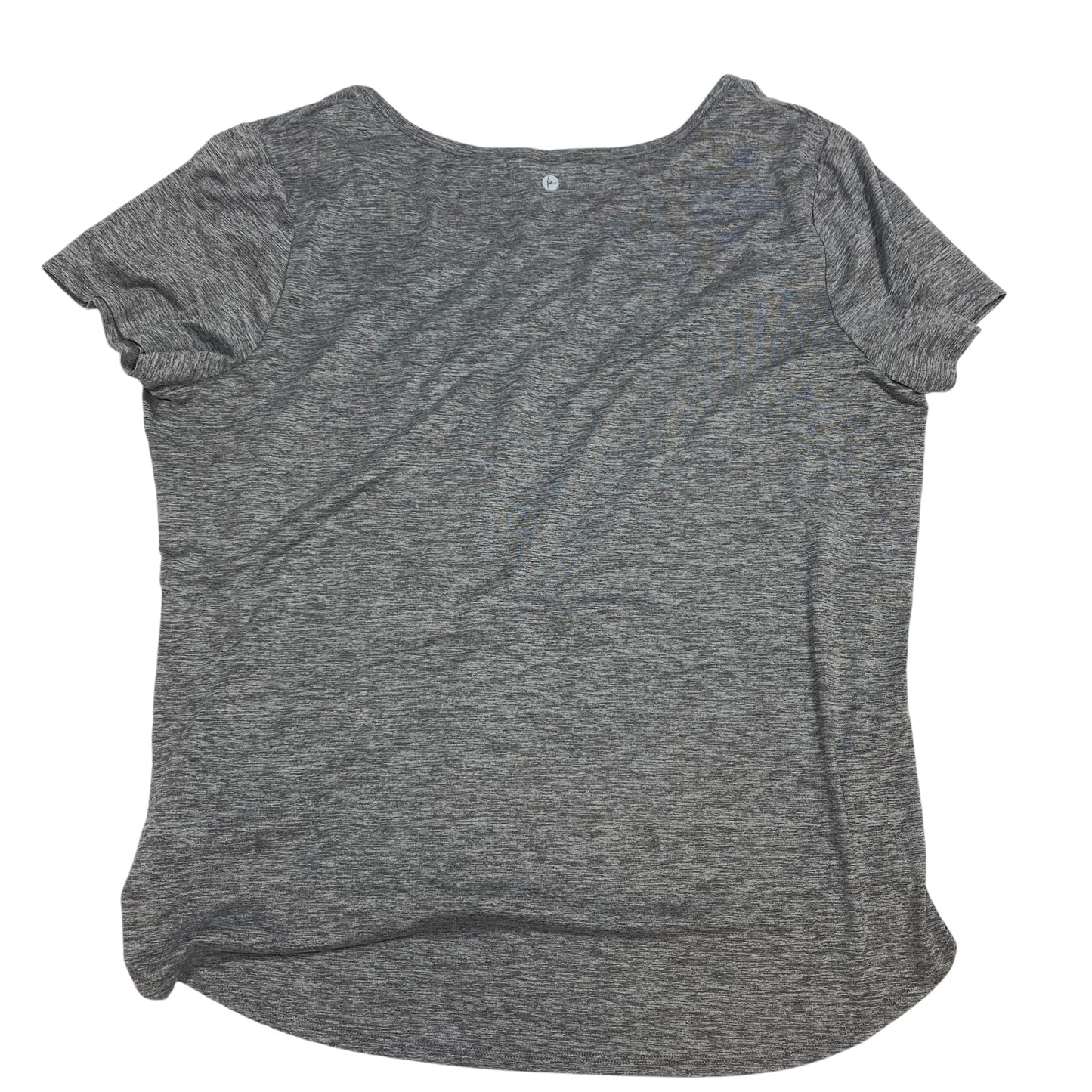 Athletic Top Short Sleeve By 90 Degrees By Reflex In Grey, Size: 1x