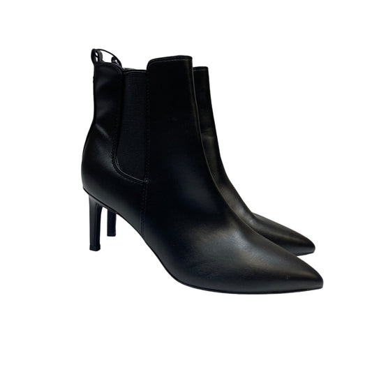 Boots Ankle Heels By Calvin Klein In Black, Size: 7