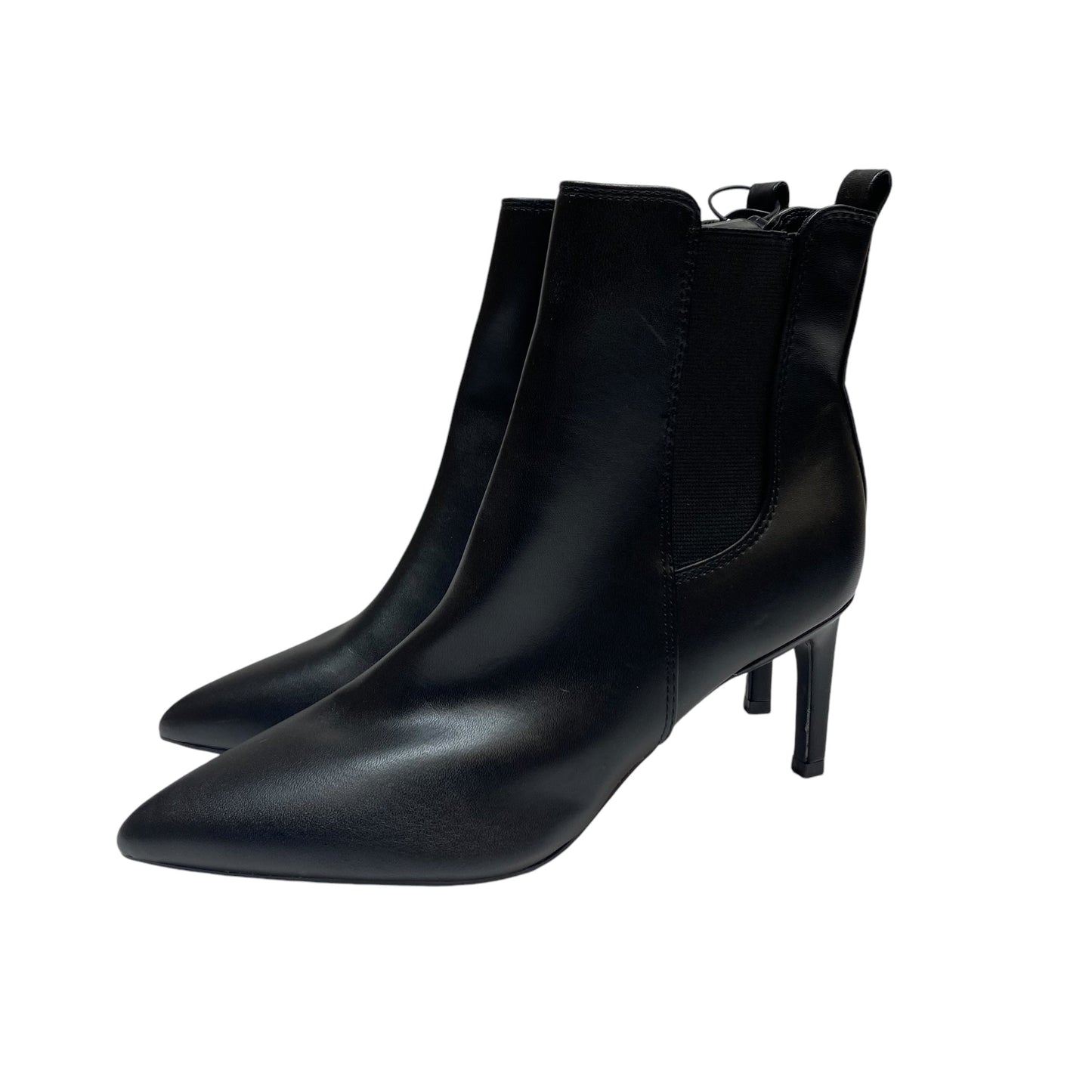 Boots Ankle Heels By Calvin Klein In Black, Size: 7