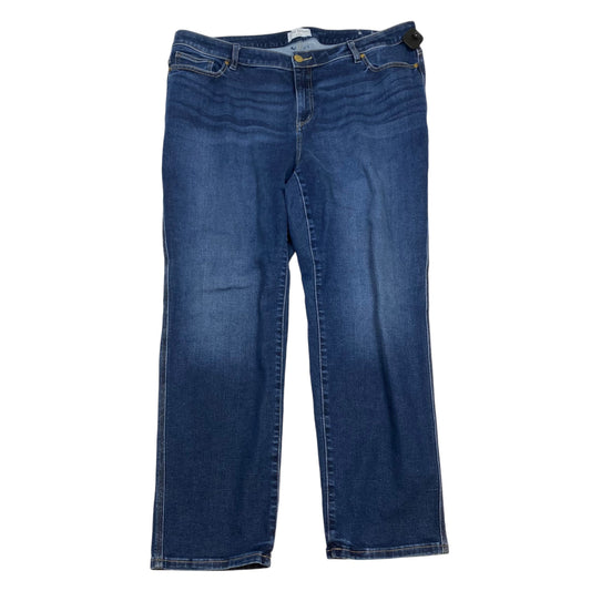 Jeans Straight By Lane Bryant In Blue Denim, Size: 22