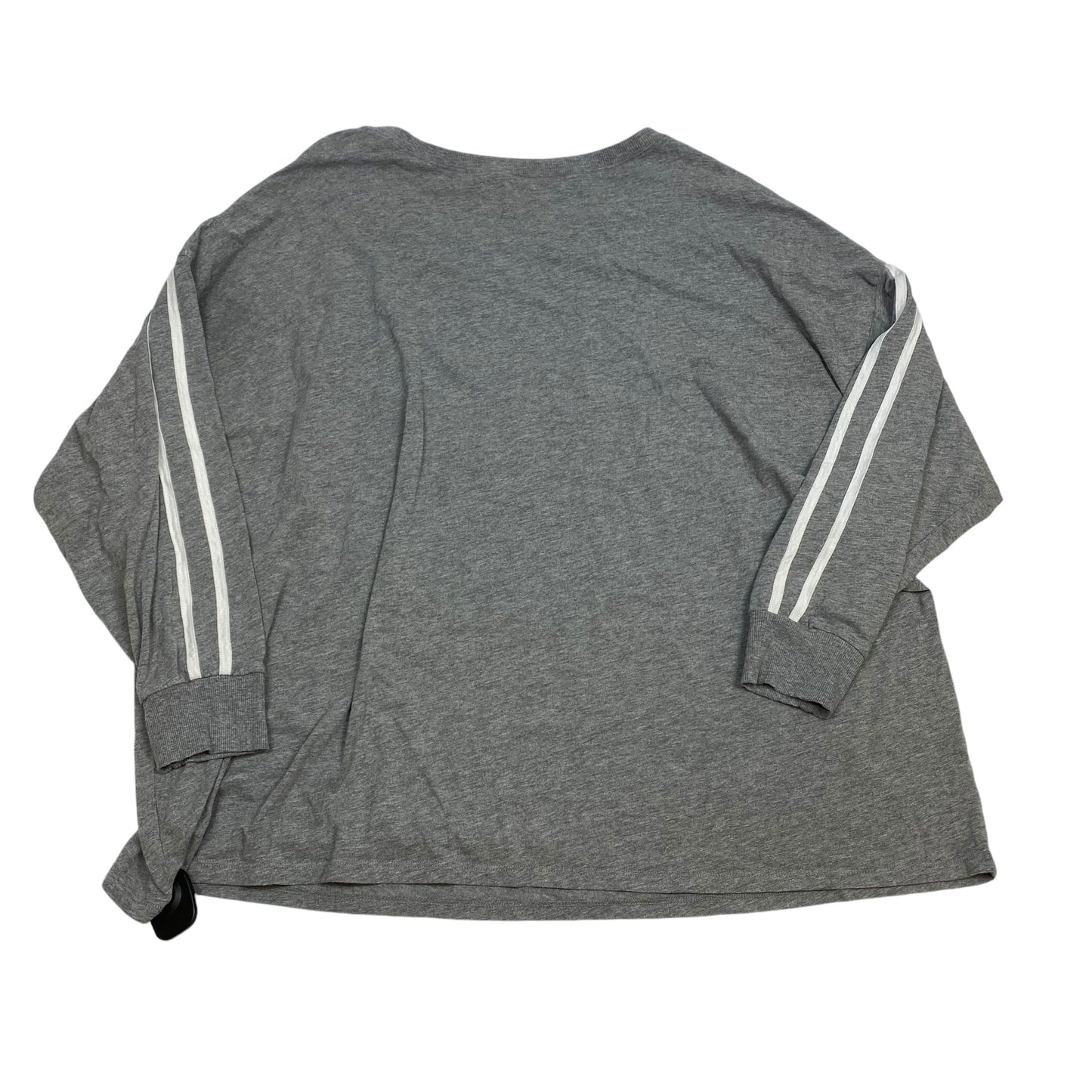 Top Long Sleeve Basic By Torrid In Grey, Size: 3x