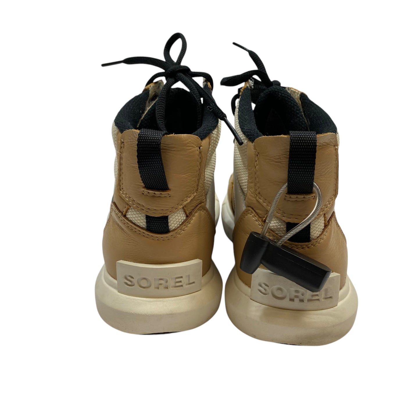 Shoes Sneakers By Sorel In Cream & Tan, Size: 6.5