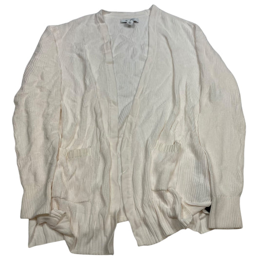 Cardigan By Nine West Apparel In Cream, Size: L