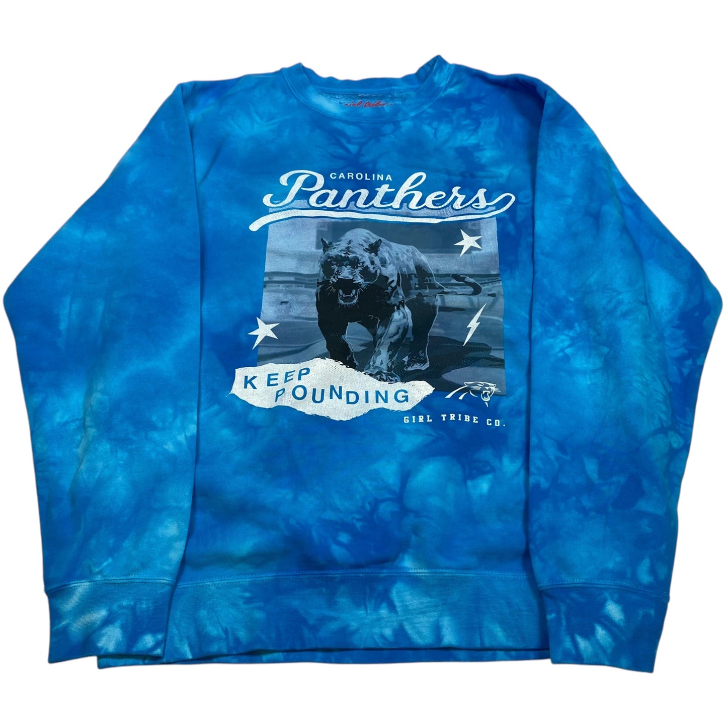 Sweatshirt Crewneck By Girl Tribe Co In Blue, Size: M